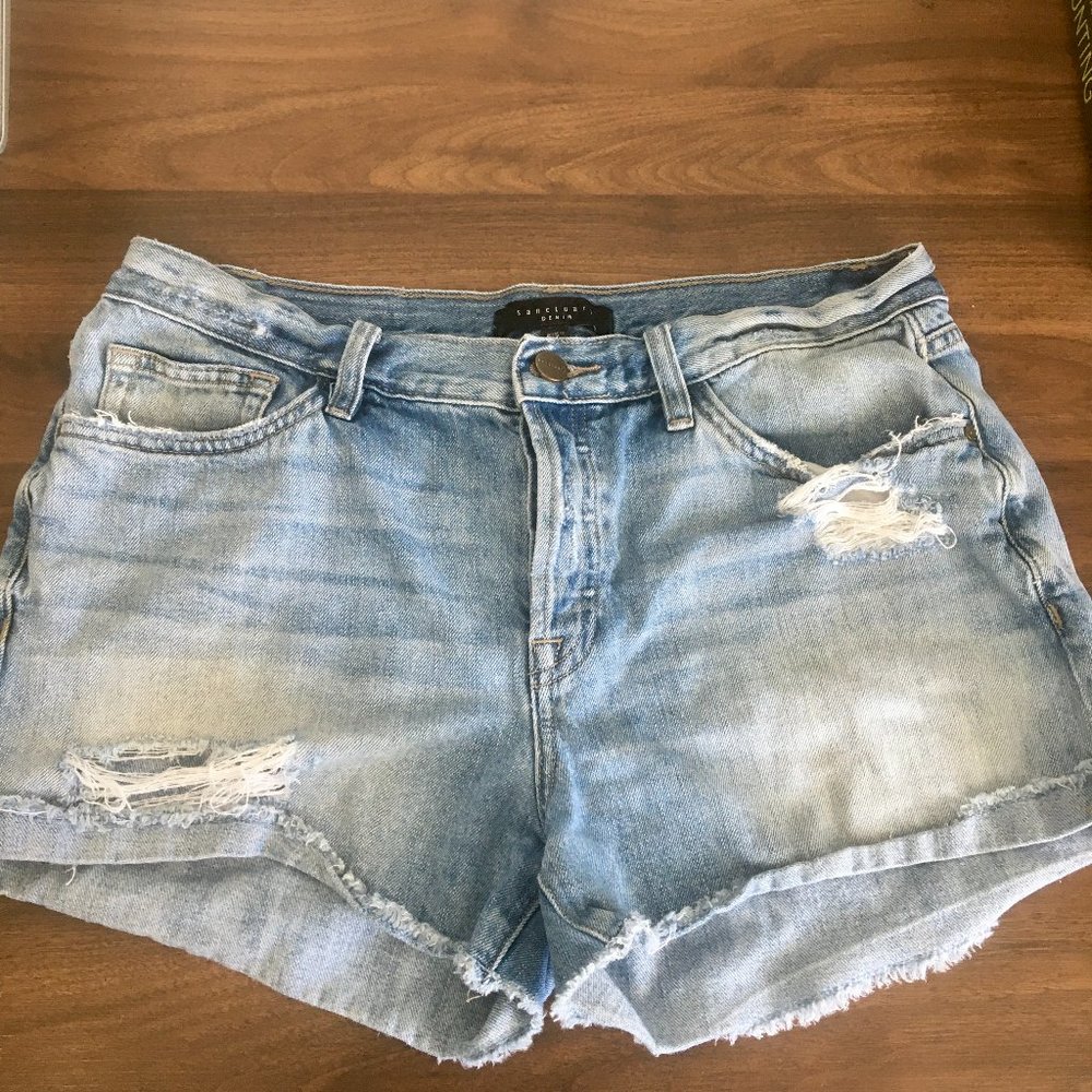 SANCTUARY DENIM MINI SHORTS